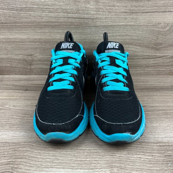 Nike Air Relentless Black Blue Running Shoe - Picture 2 of 8